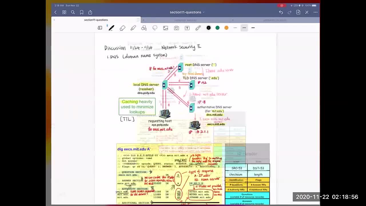 CS 161 Discussion Walkthrough 10 - DNS, DNSSEC-3r8yZd4totI