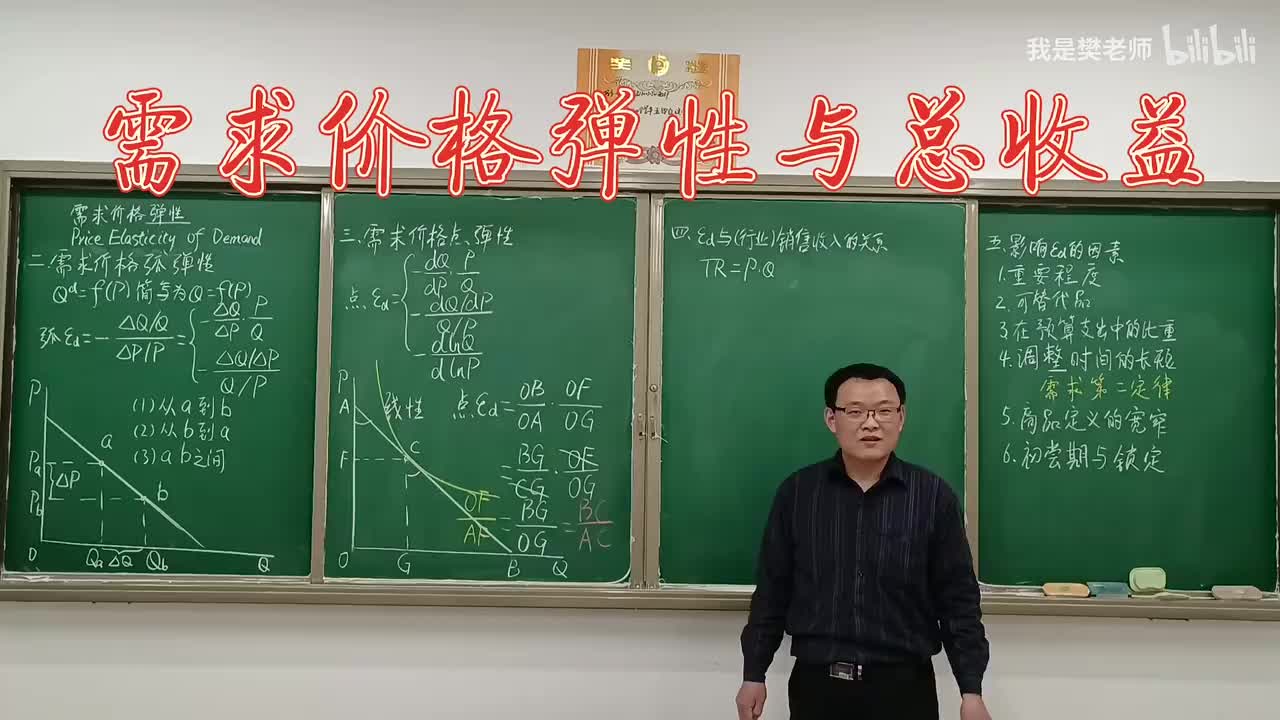 2.5.5需求价格弹性与总收益