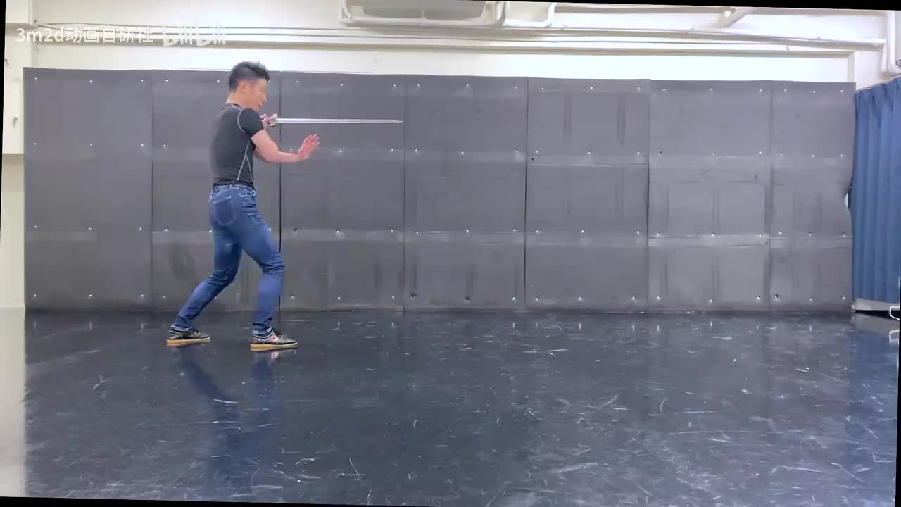 【剑】直刺（迈步）