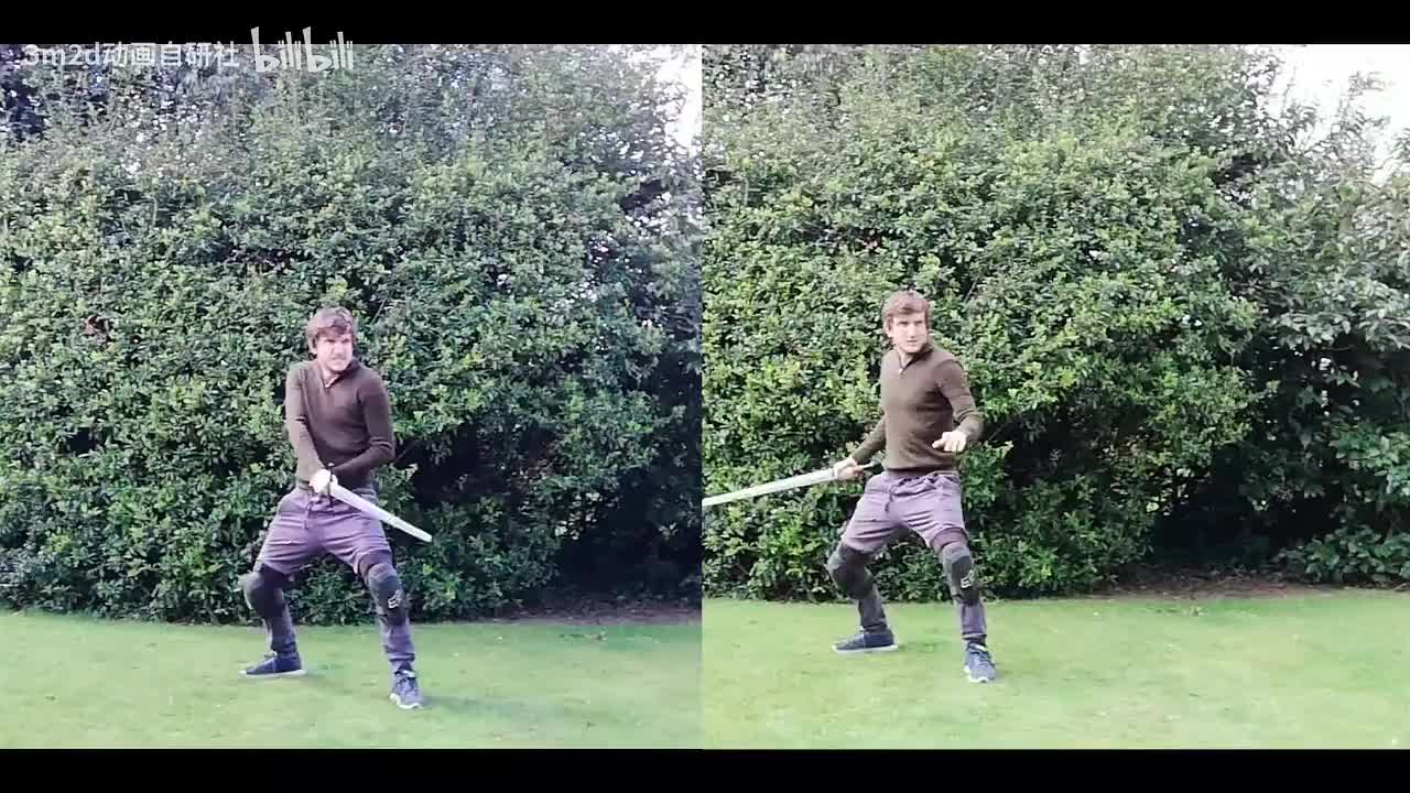 【剑】连招s（攻击与被攻击双屏展示）