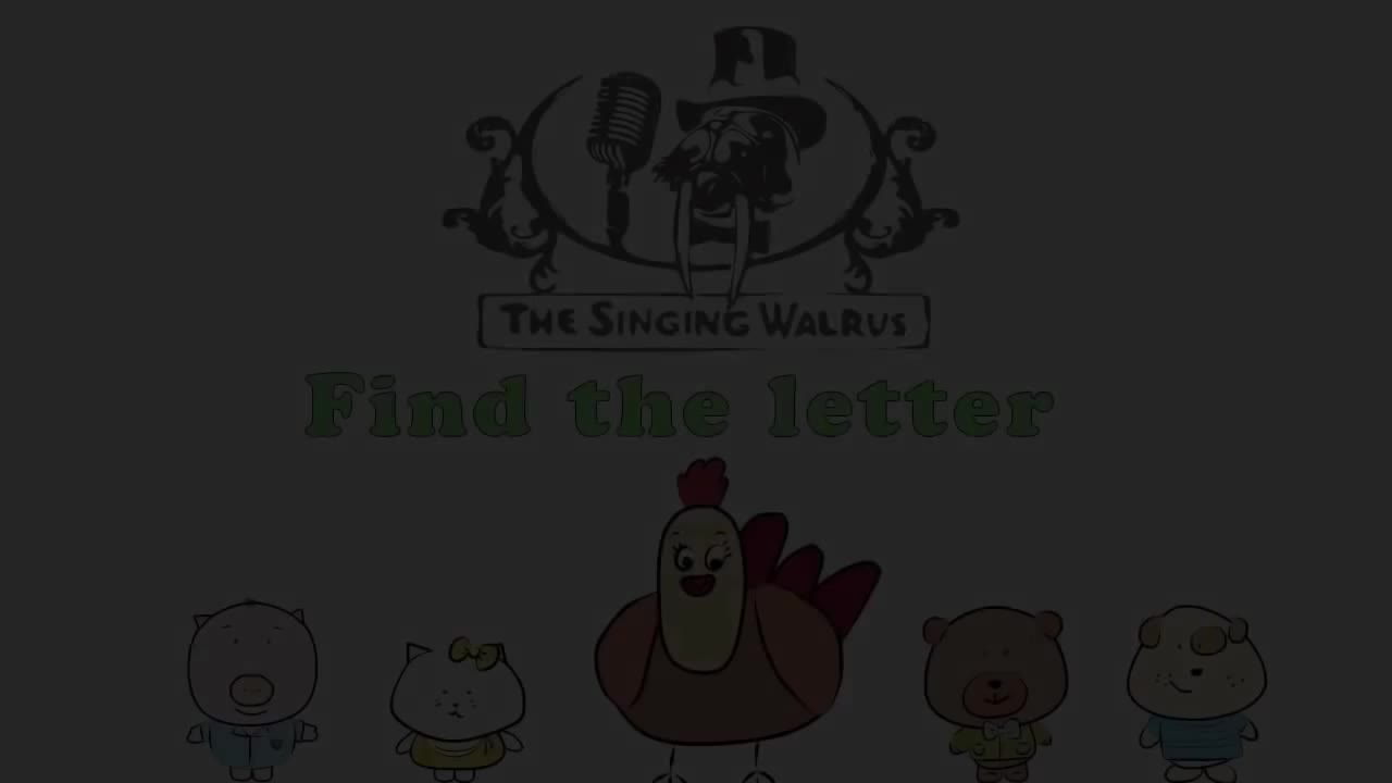 Letter Game - Find the Letter B - The Singing Walrus