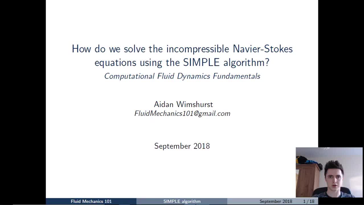 CFD理论15 求解算法-SIMPLE 纳维斯托克斯方程的求解_高清 720P