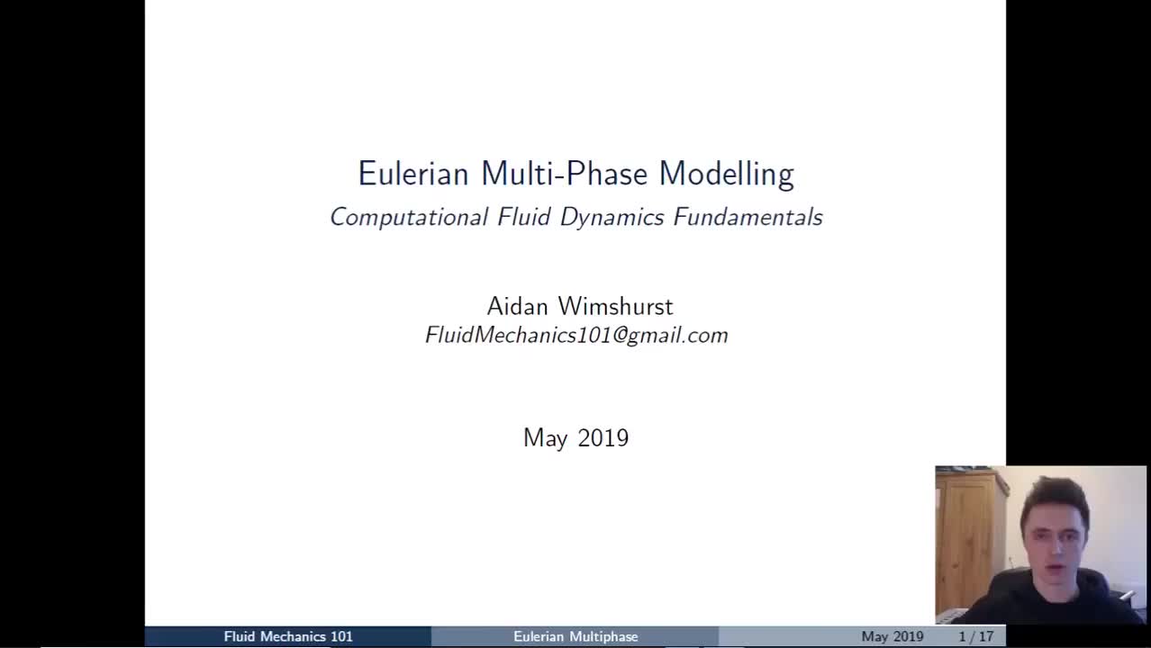 CFD理论 19 欧拉多相流模型 Eulerian Multi-Phase Modelling_高清 720P