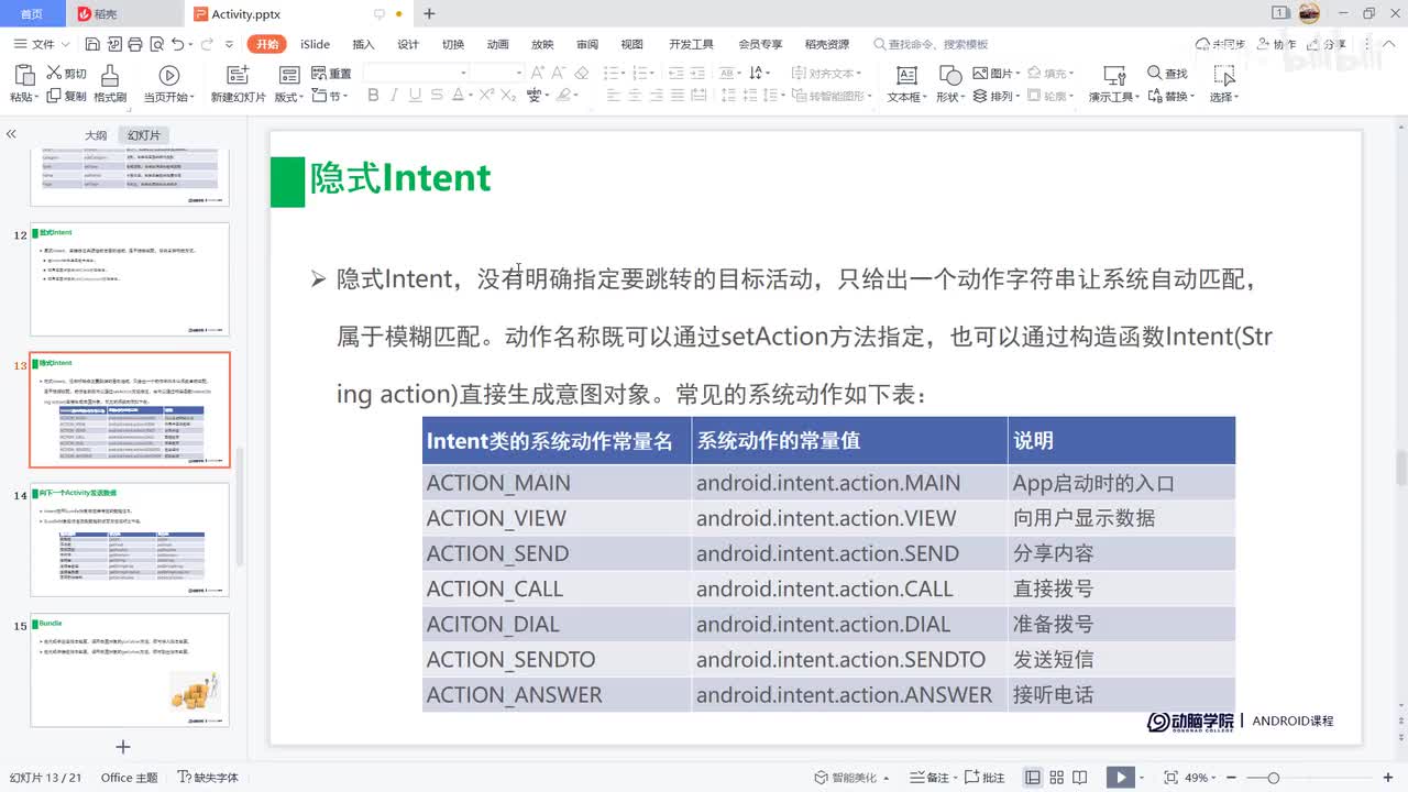 41-向下一个Activity发送数据