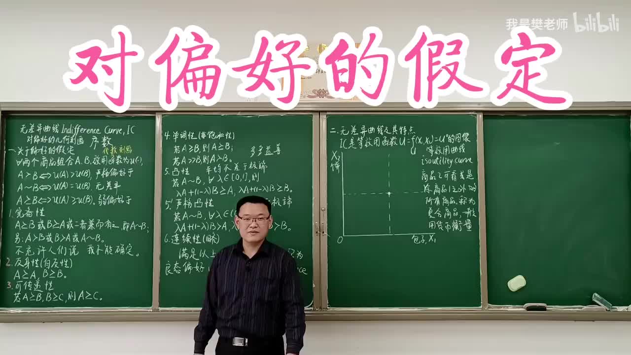 3.2.1对偏好的假定