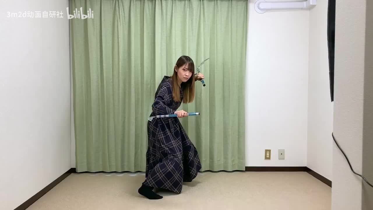 【战斗待机】手持双镰刀 Pose idle Animation Reference