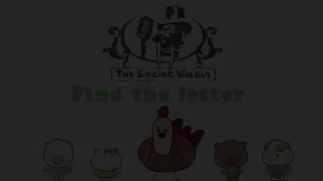 Alphabet Games - Find the Letter V