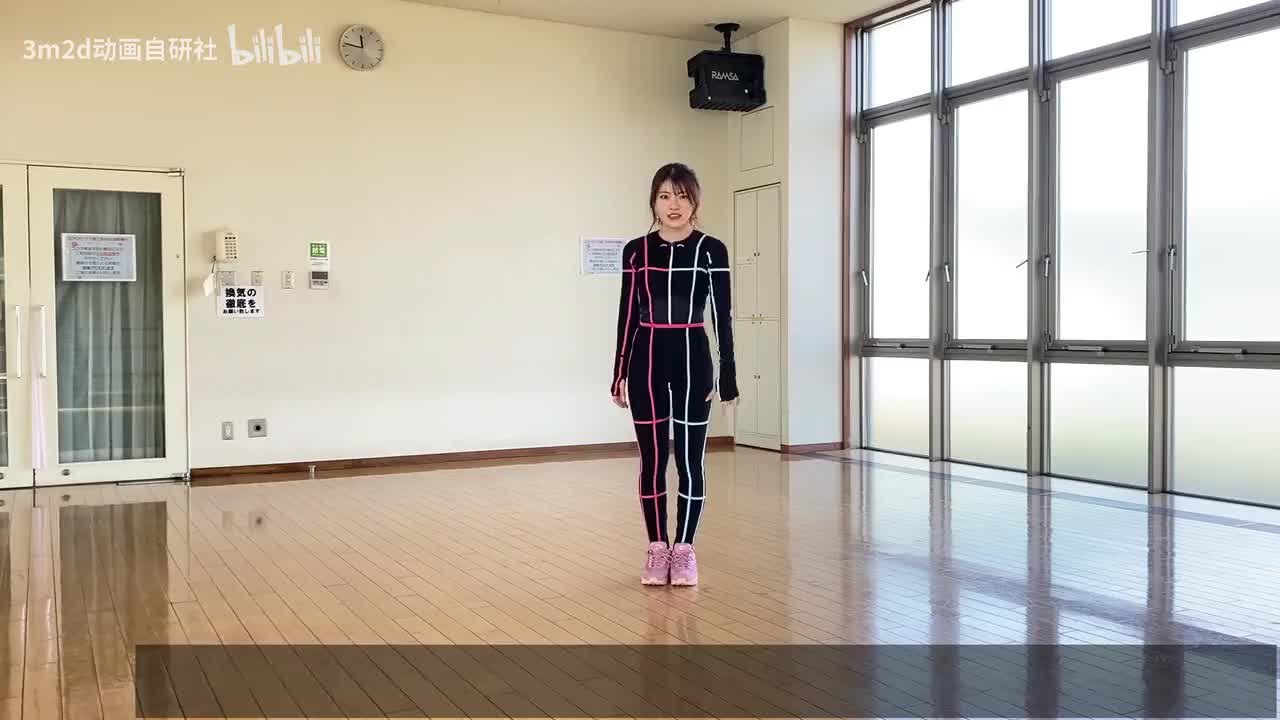 【待机动作】樱花战士 Animation reference by 3D2M动画自研社