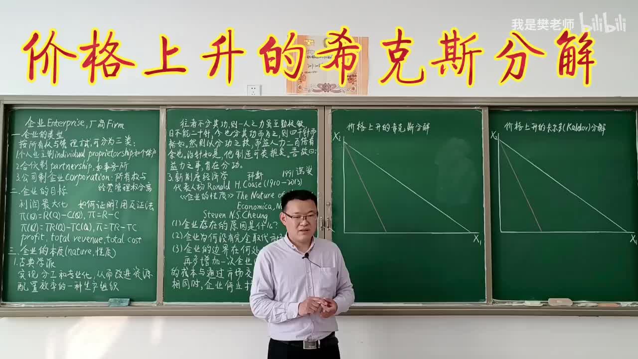 3.7.8（选学）价格上升的希克斯分解和卡尔多分解