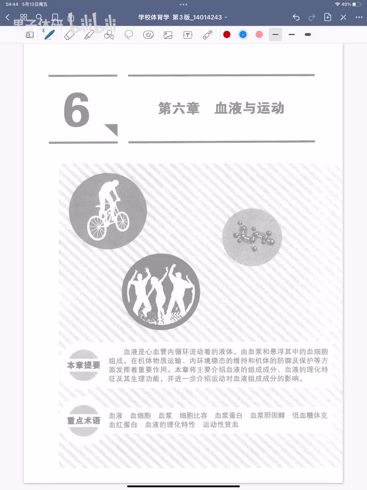 第六章 血液与运动