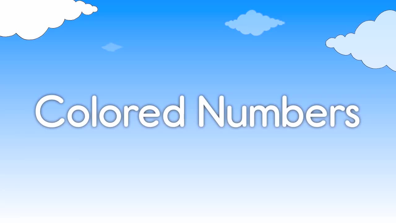 【4】Learn Colors _ Numbers _ Kindergarten _ Preschool