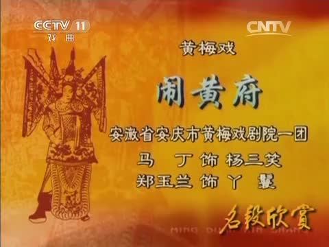 黄梅戏《闹黄府》选段表演：马丁，郑玉兰