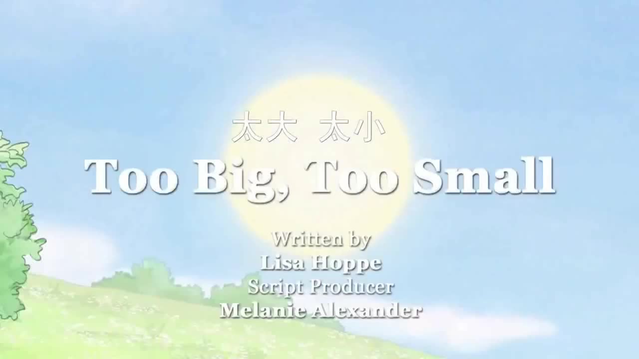 006 Too Big，Too Small 太大，太小