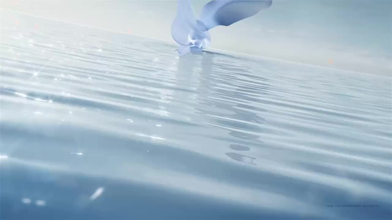 华为 P50 Pocket 云锦白 & 天青蓝广告