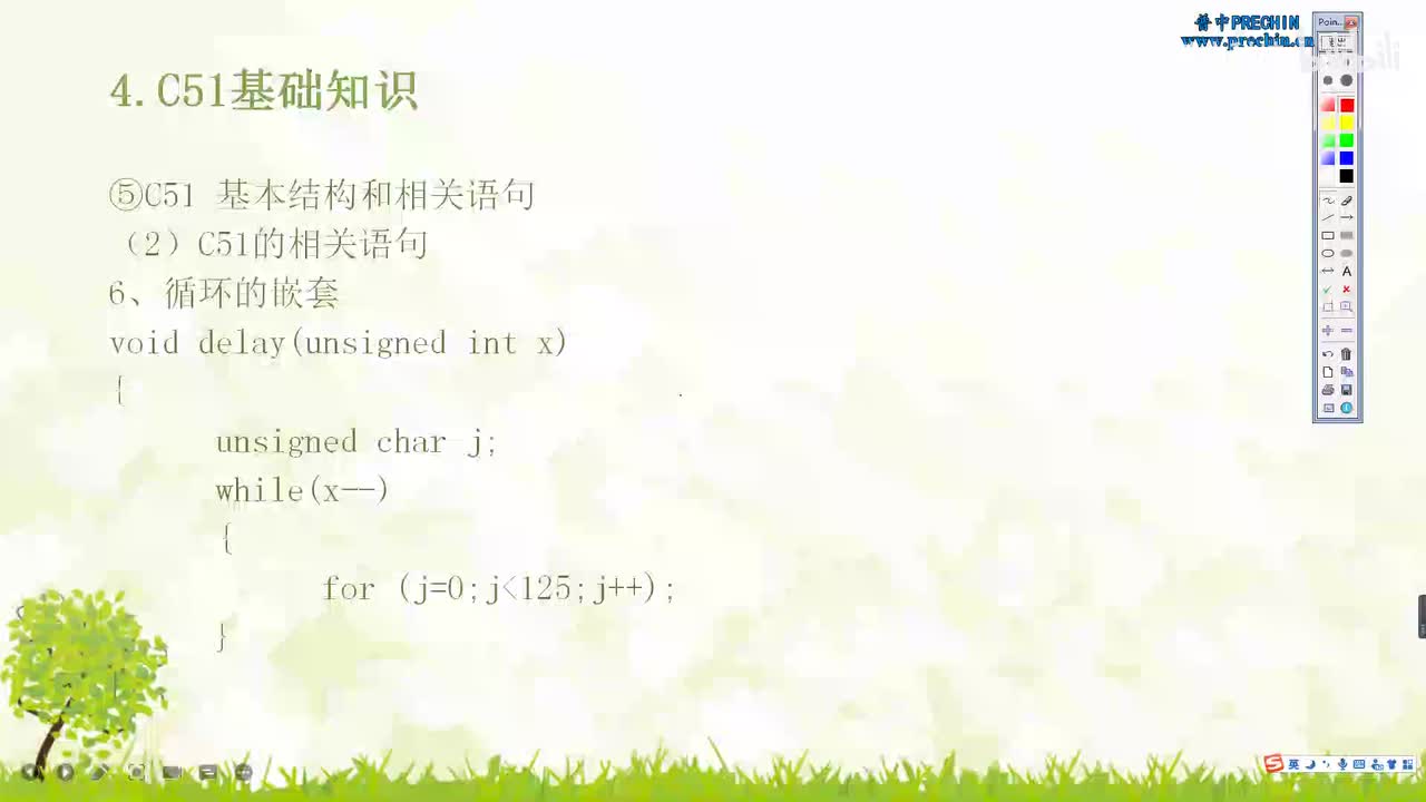4.29-数字电路与C语言基础--循环的嵌套