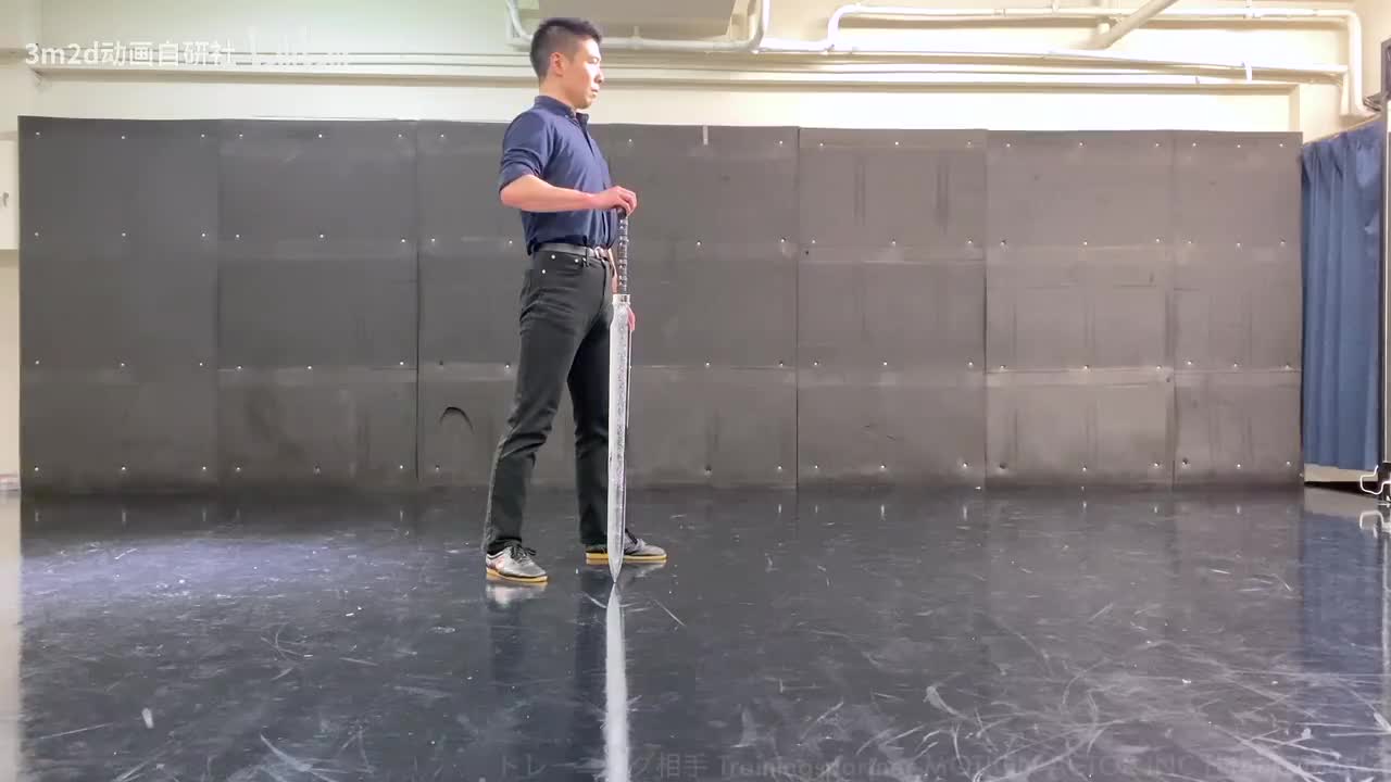 【剑】待机→战斗姿态（双手剑）