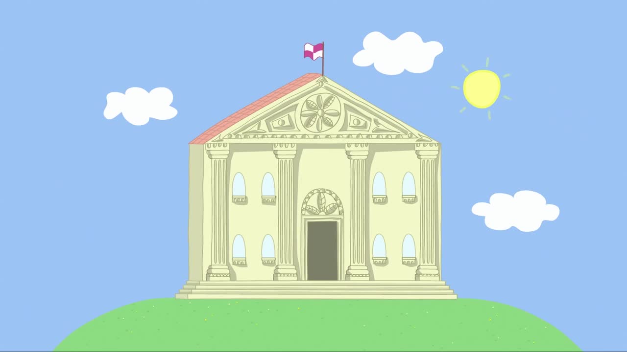 （小猪佩奇）The Museum【英文字幕】