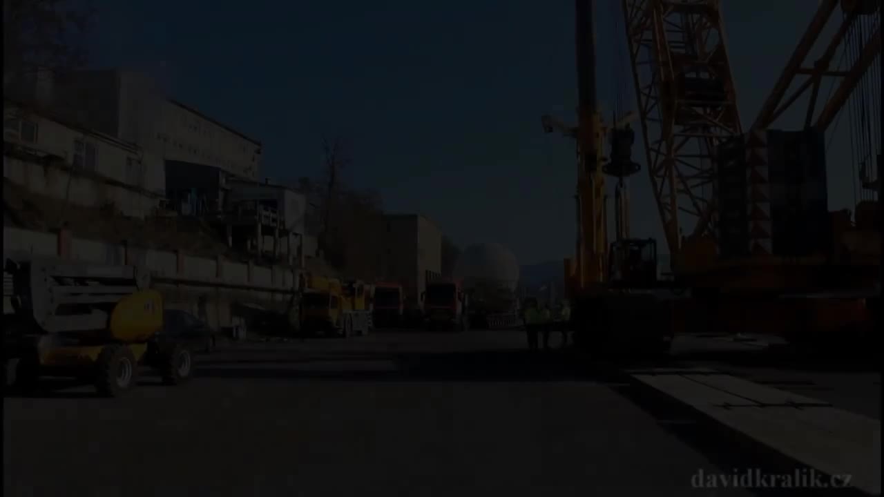 Cranes Krane Jeřáby - Překládka nádrže