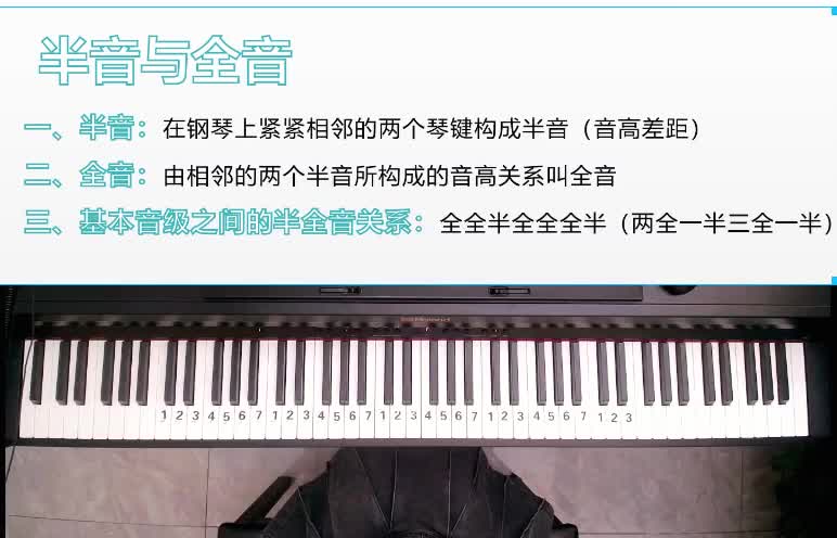 第二课 认识全半音