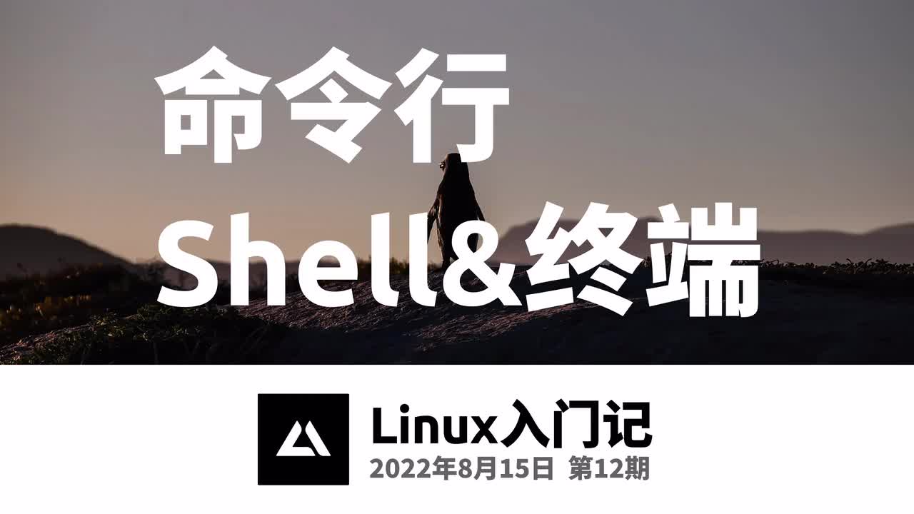 12，命令行、Shell、终端