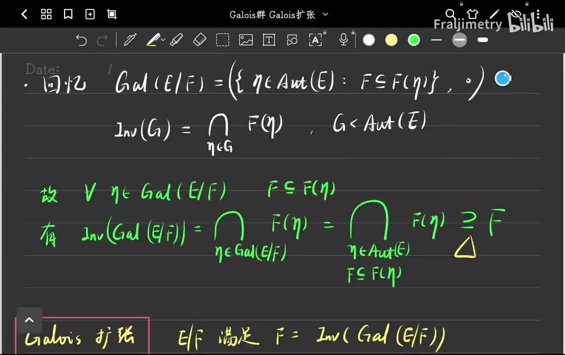 Galois扩张的引入，Galois扩张的等价条件【上】