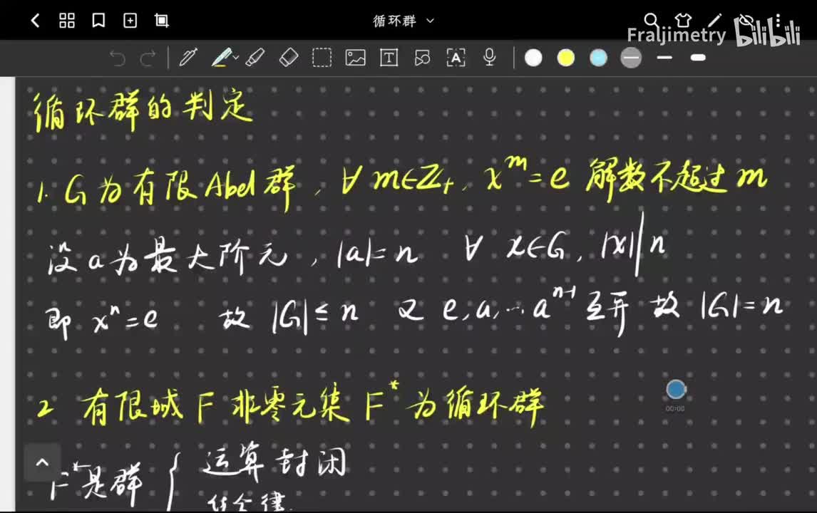循环群的判定与同构