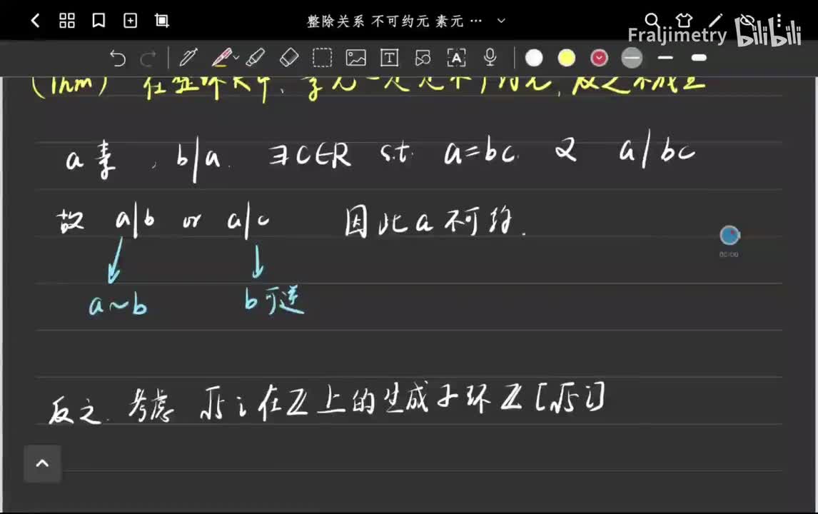 【整环】素元与不可约元的关系