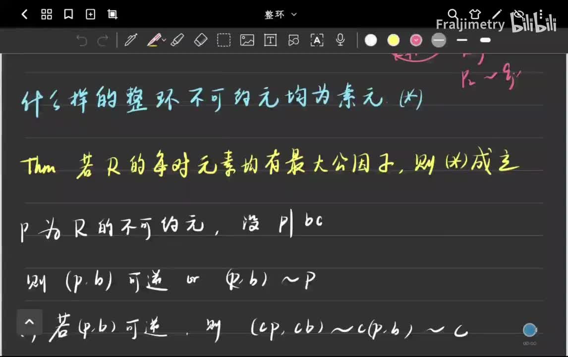 有最大公因子的整环