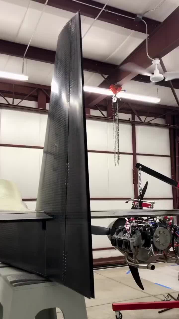 The DarkAero 1 uses a split rudder system for integrated yaw control and speed b