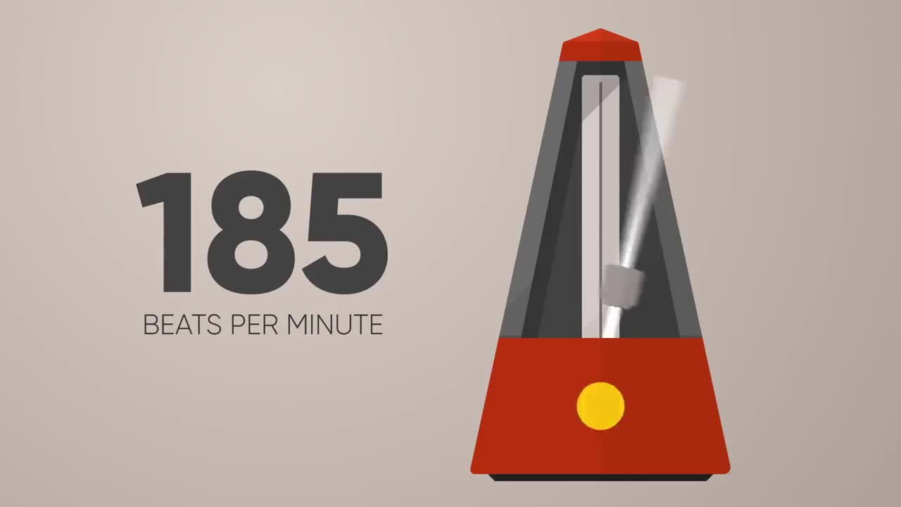 185 BPM Metronome