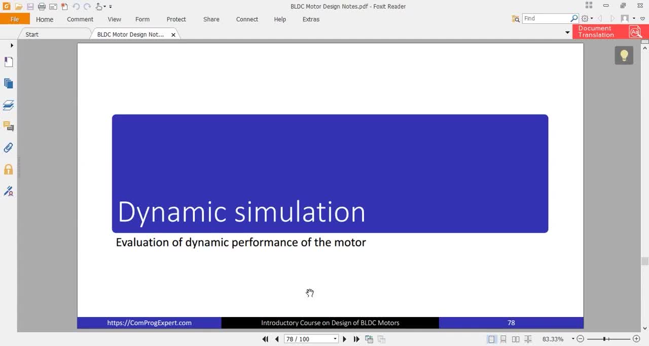 Part #24_ BLDC 电机的动态仿真