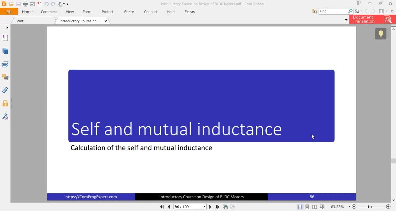 Part #26_ BLDC 电机中自感和互感的计算