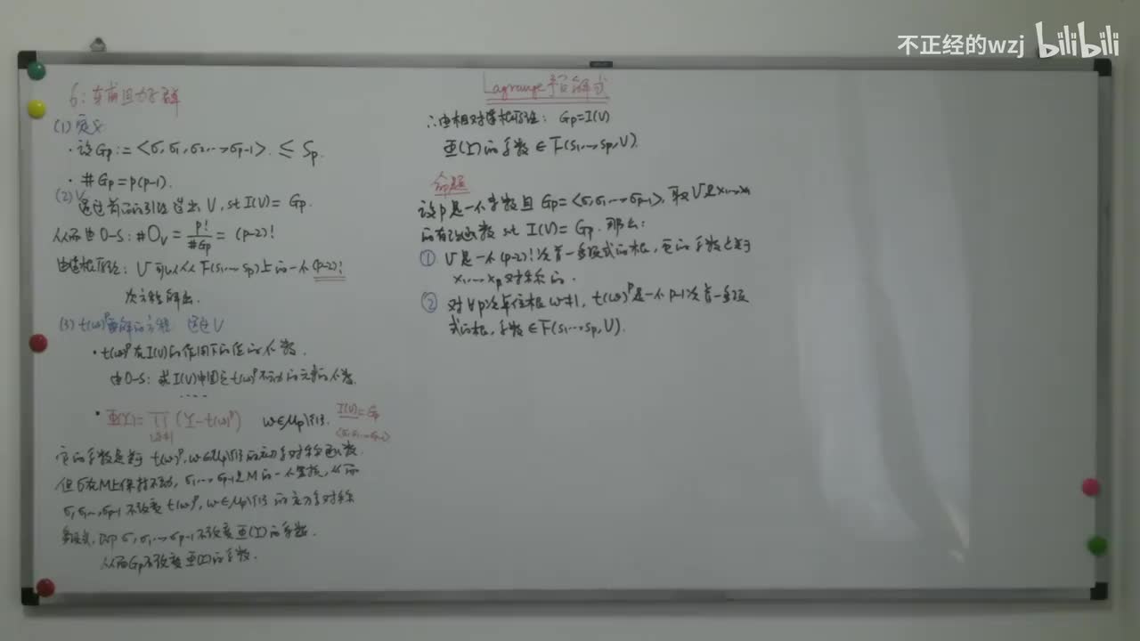 59Lagrange预解式：Sn子群都是稳定子群