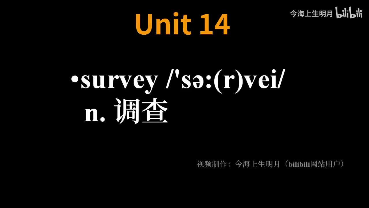 九年级单词Unit 14