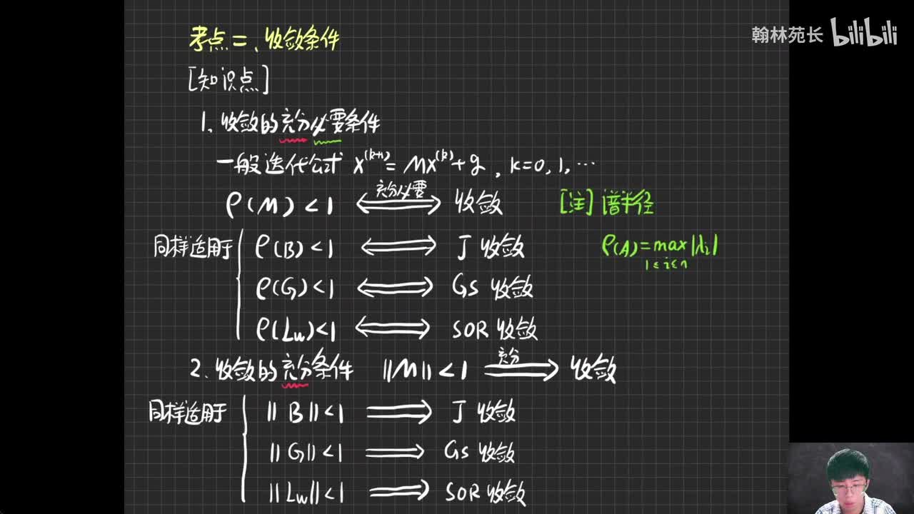 第3章 Jacobi和Gauss-Seidel收敛性