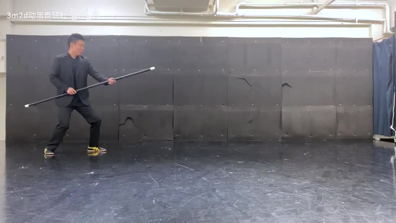 【棍】颅颌裂击 Animation reference by 3D2M