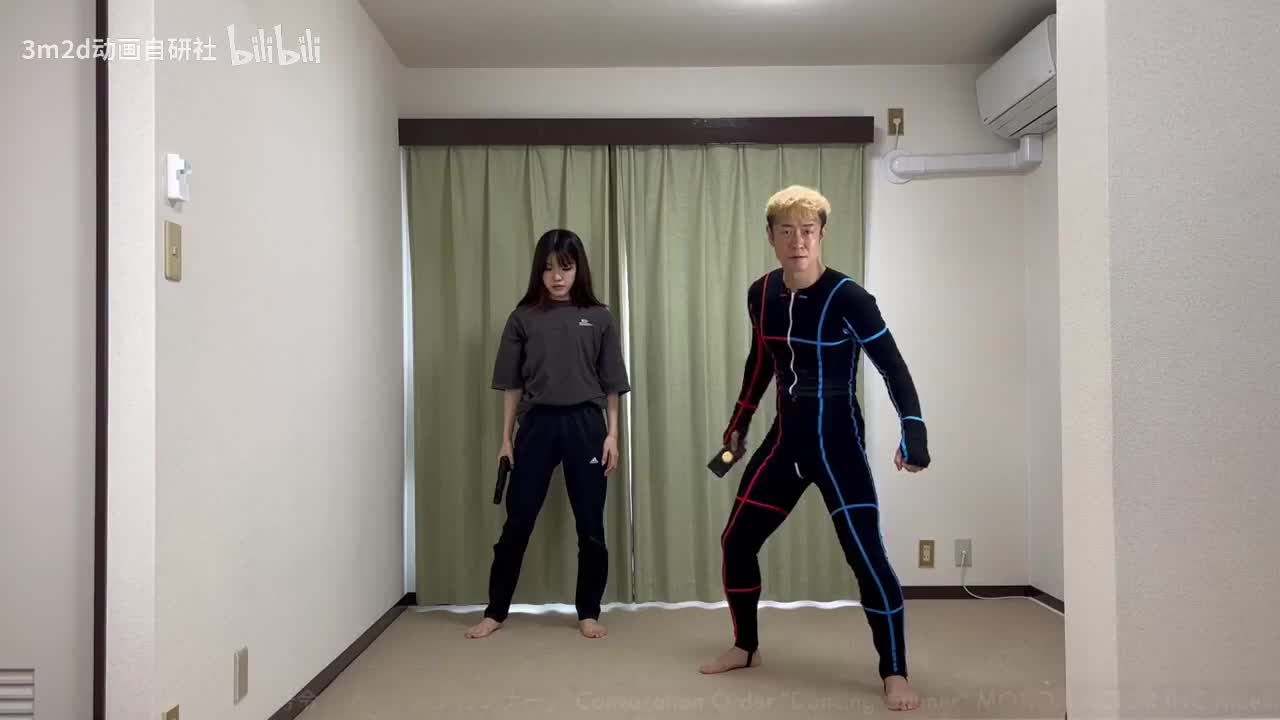 【战斗待机】召唤！转枪兽 ！Animation reference by 3D2M