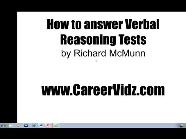 如何回答语言推理测试——47-How To Answer Verbal Reasoning Tests