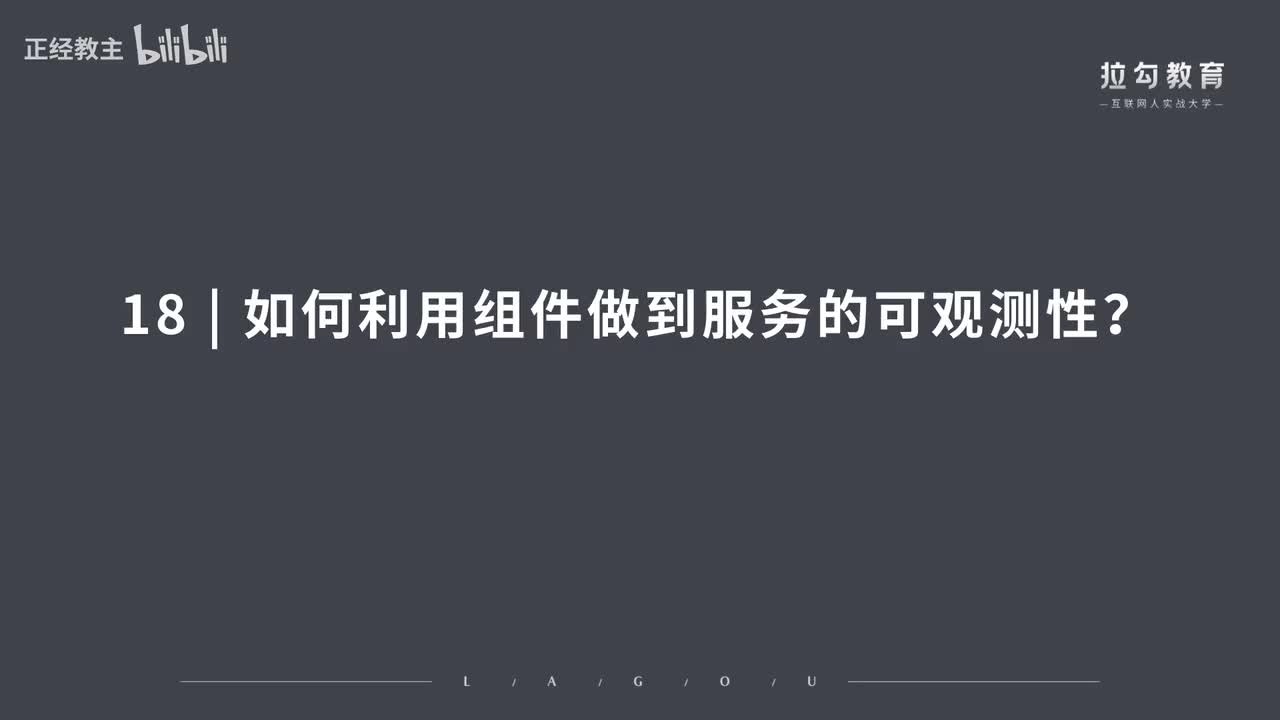 ServiceMesh18.如何利用组件做到服务的可观测性？