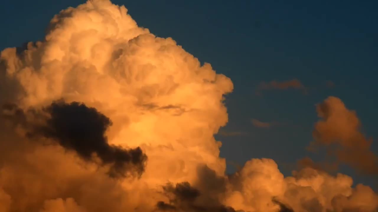 Time Lapse Video Of Clouds During Sunset
