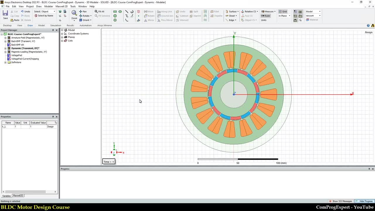 Part #29_ 通过有限元法计算 BLDC 电机性能曲线