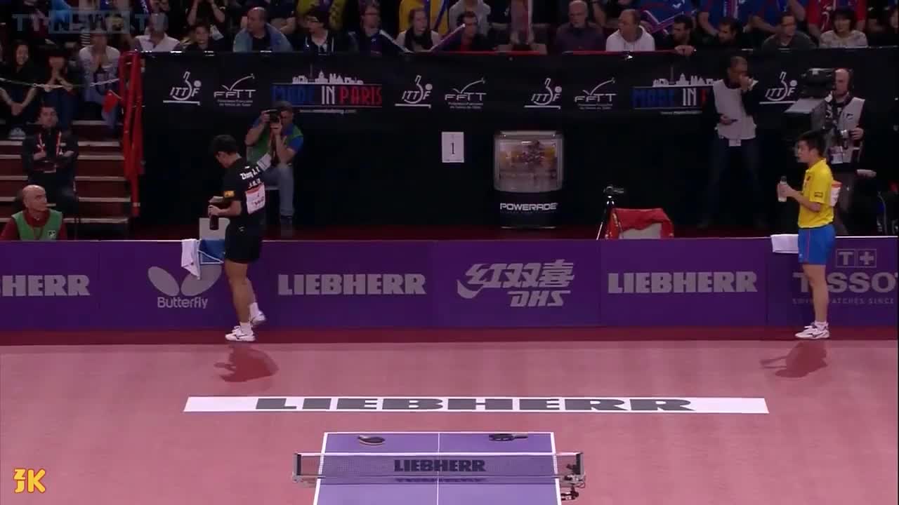 第三轮：张继科vs 樊振东(Set 2a)