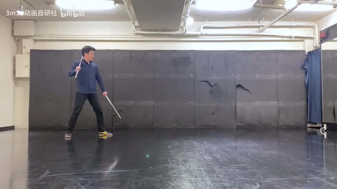 【双武器】枪刃回旋连击 Animation reference by 3D2M 动画自研社