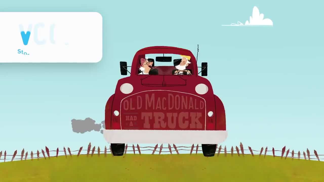 80-Old MacDonald Had A Truck! Animated Kids Book Vooks Narrated Storybooks