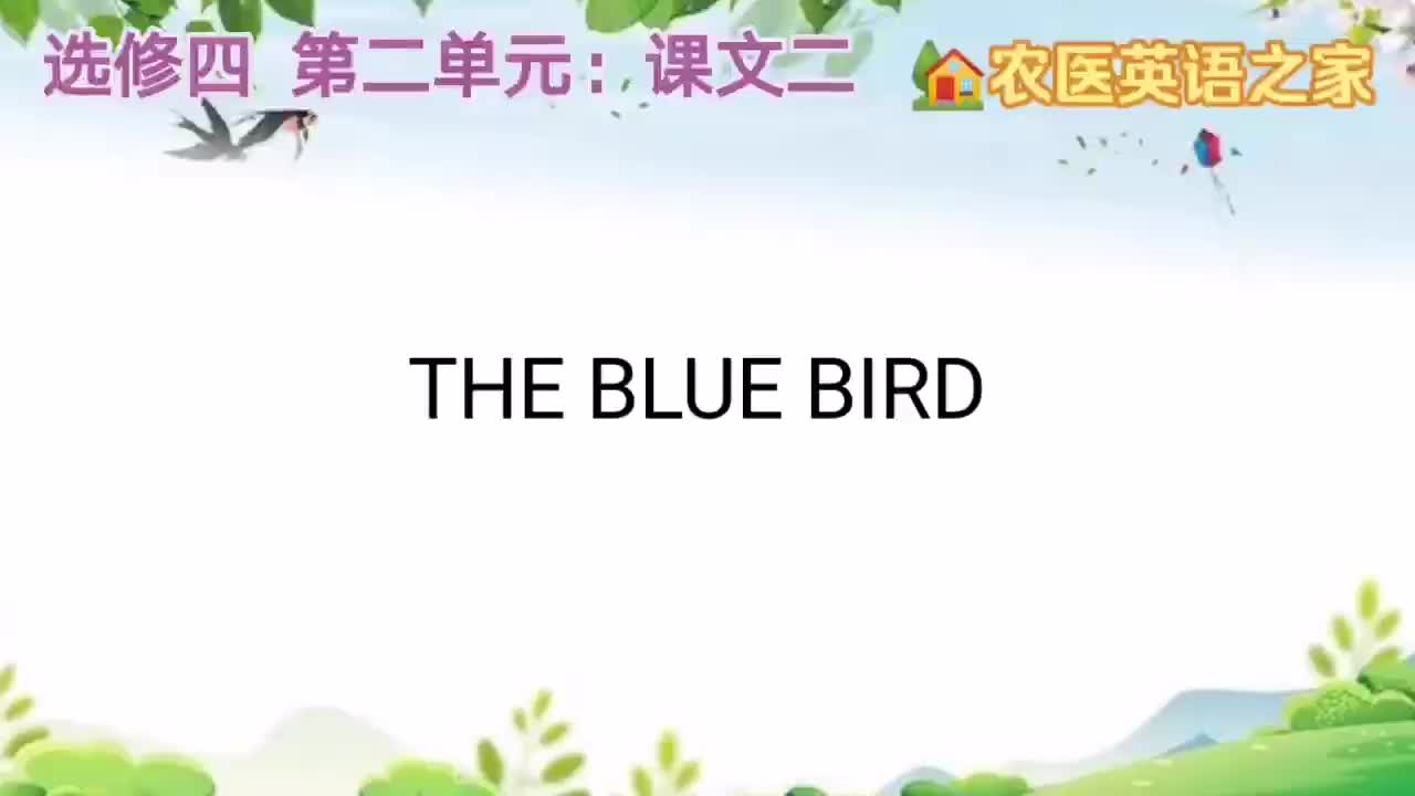 第二单元：THE BLUE BIRD