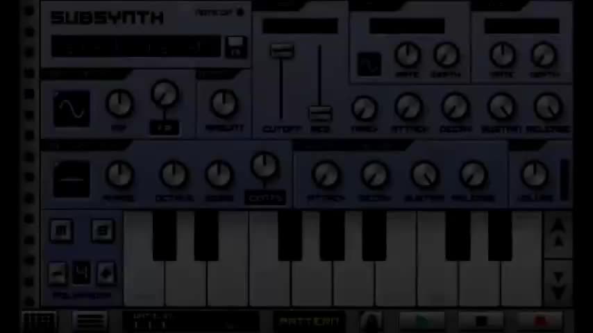 设备教程-Subsynth减法合成器
