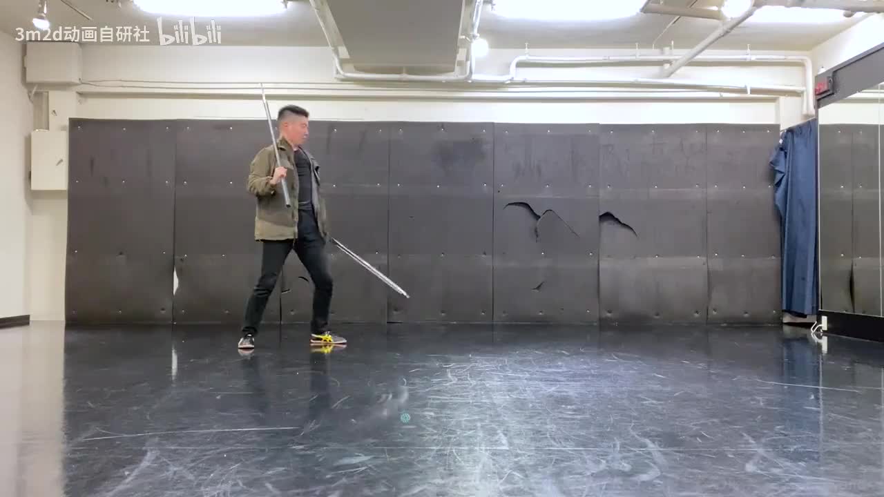 【双武器】旋风式连击 Animation reference by 3D2M动画自研社