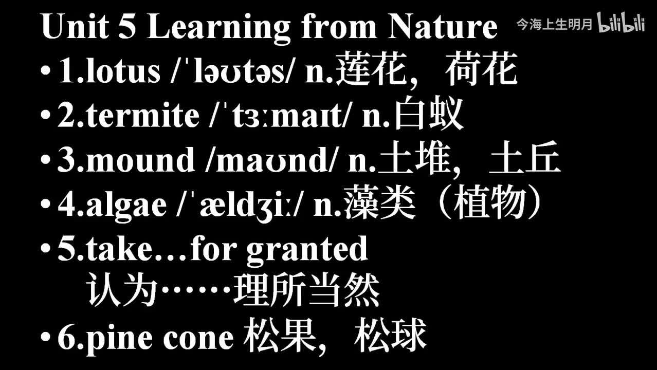 外研选择性必修三Unit 5 单词