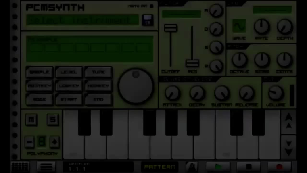 酒杯制乐器 - PCMsynth