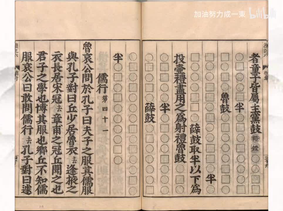 041《礼记》儒行第四十一